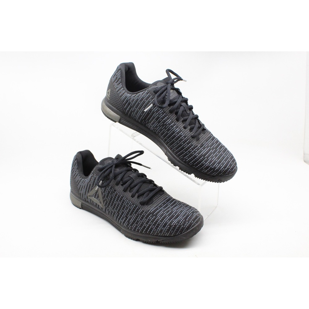 Reebok Speed TR Flexweave Mens 11.5 Black True Grey DV9560 Crosstrainer Sneaker